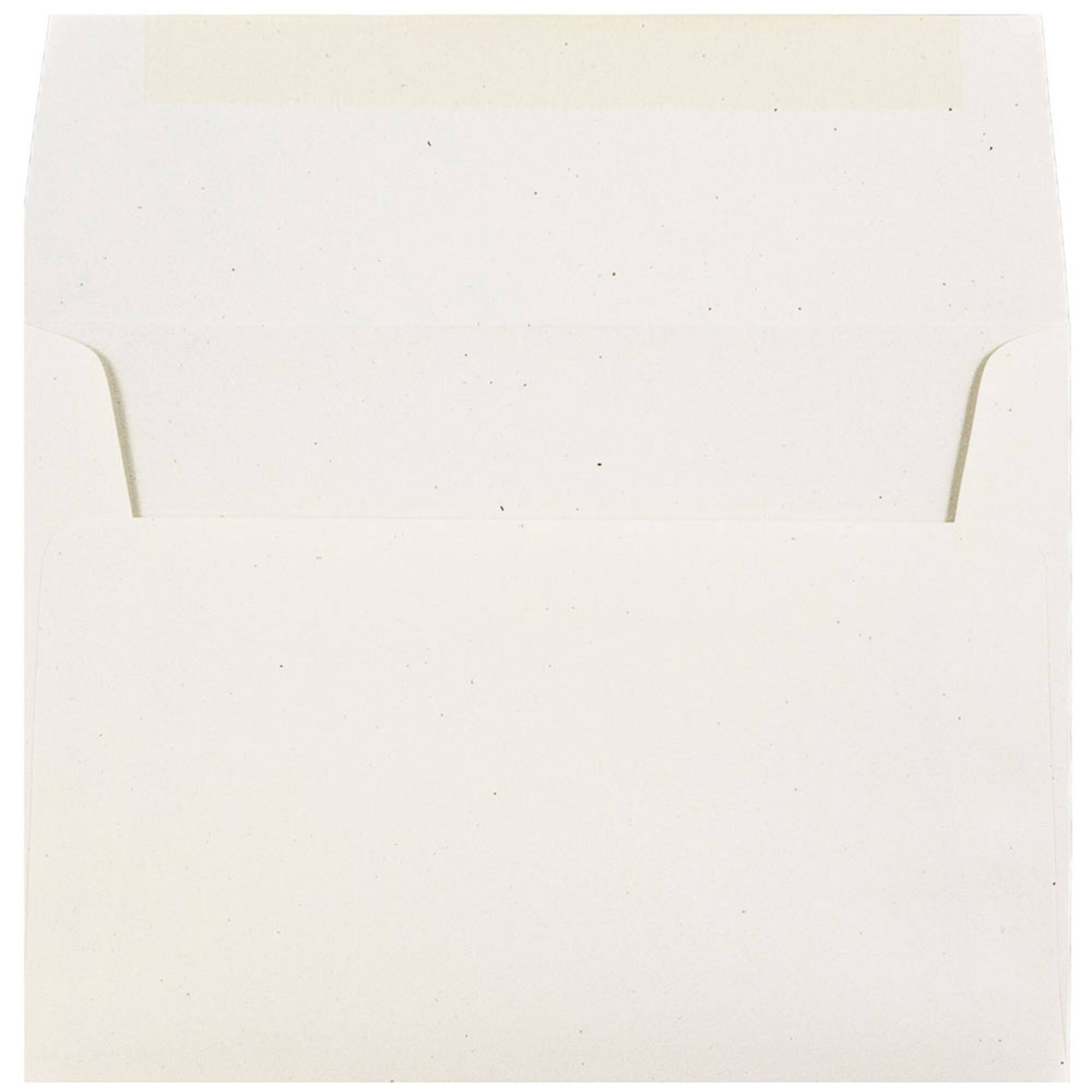 JAM Paper A7 Genesis Milkweed Recycled Invitation Envelopes, 50ct.
